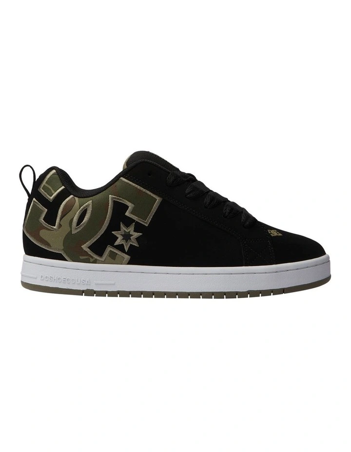 Court Graffik Shoes in Black/Green