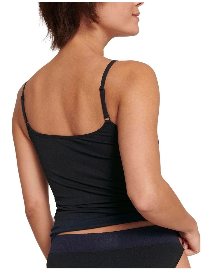 Ever Infused Camisole Top in Black