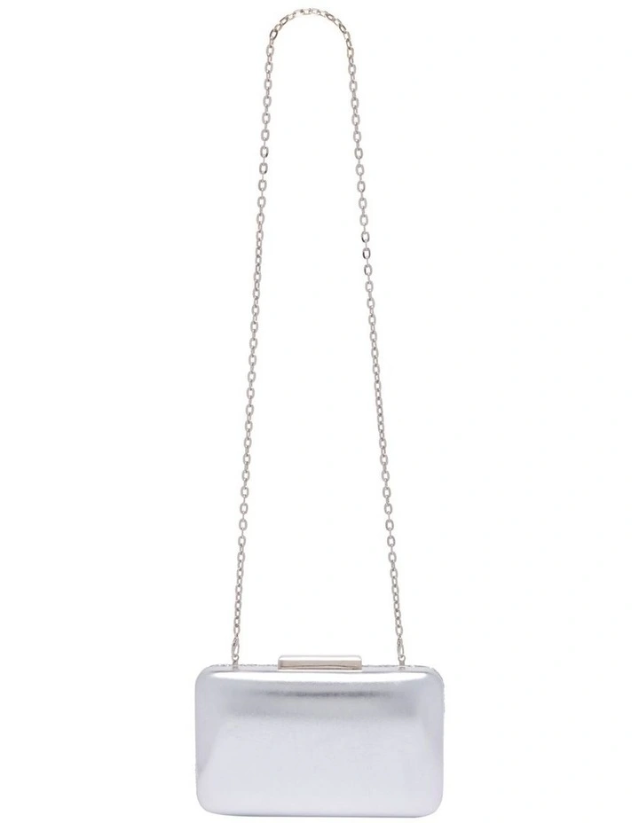 Gemma Clutch In Silver