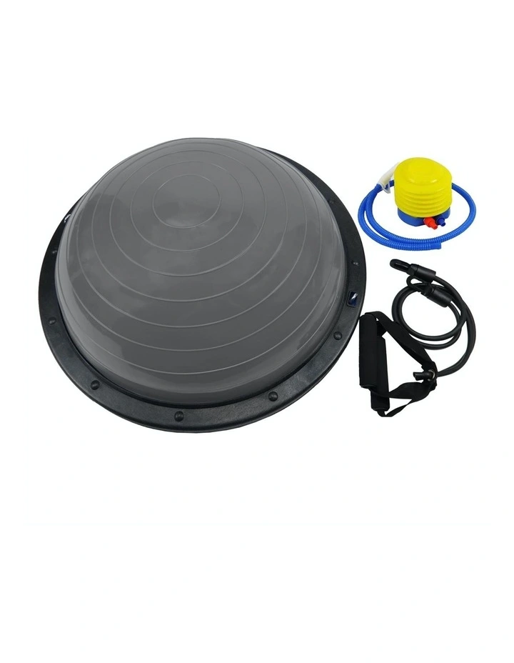 Grey Fitness Yoga Ball Balance Trainer Pilates Band