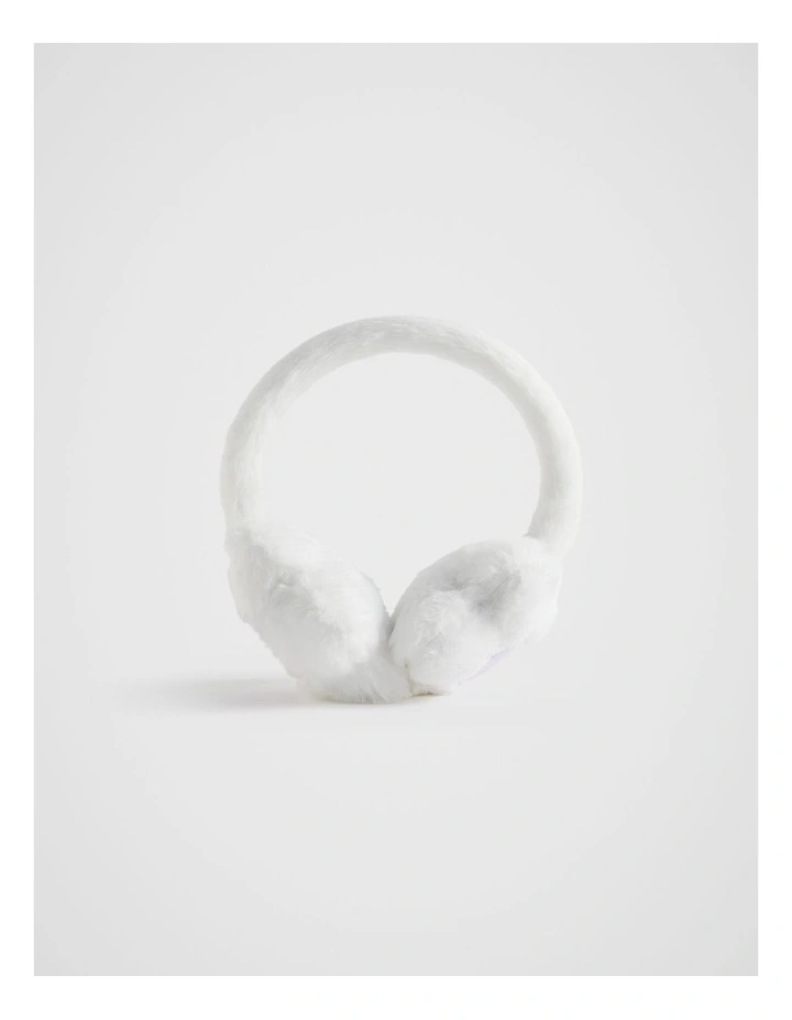 Daisy Ear Muffs in Cream