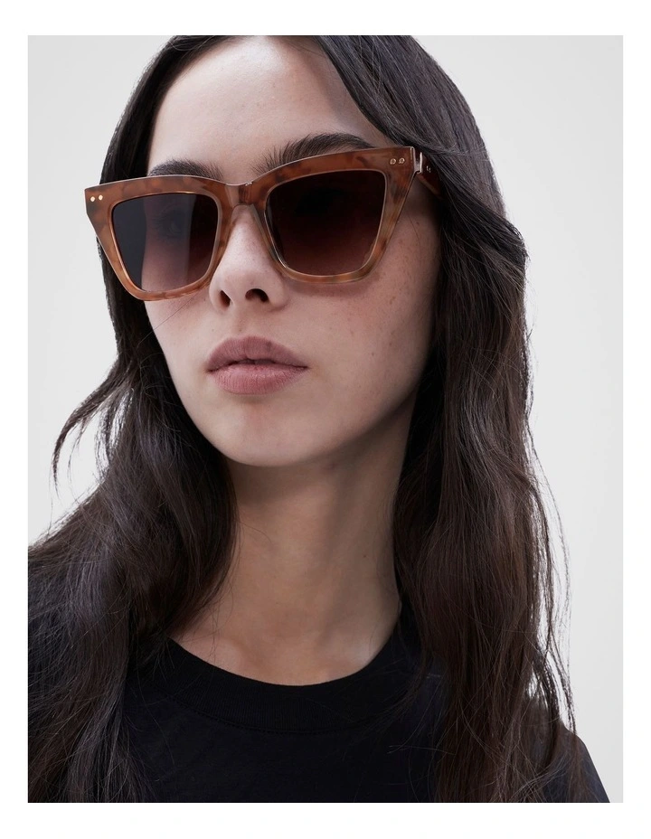 St Tropez Cat Eye Sunglasses in Cream