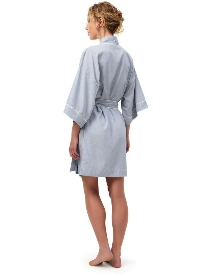 Moon Kimono Robe in Blue