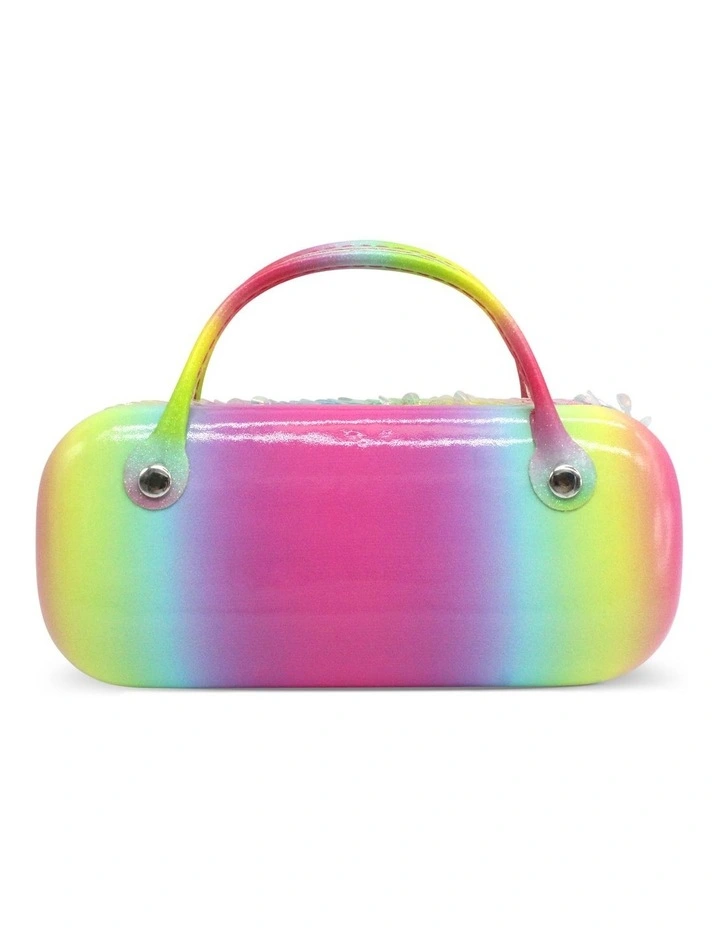 Ombre Sequin Sunglasses Case in Multi