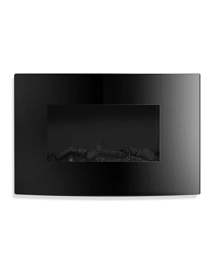 Wall Mounted Electric Fireplace 2000W in Black
