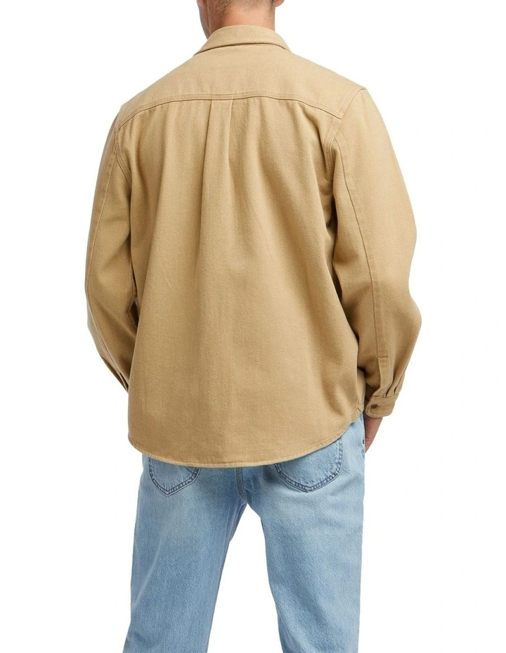 Worker Shirt In Union Stone