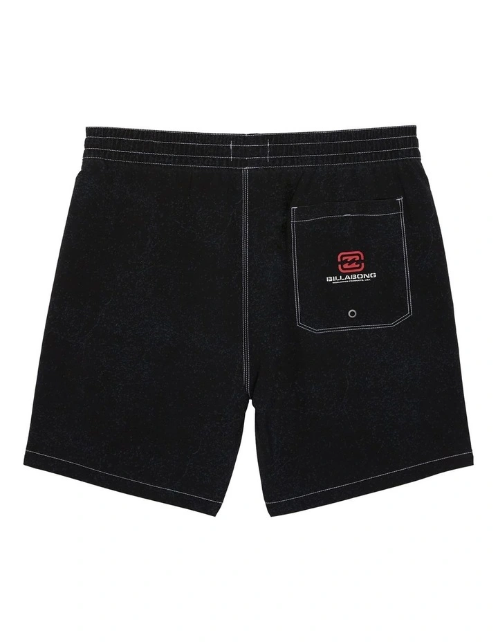 Riot Layback Boardshorts in Stealth