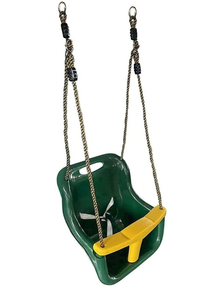 Lifespan Kids Baby Seat - Green & Yellow (Short Rope, 54cm)