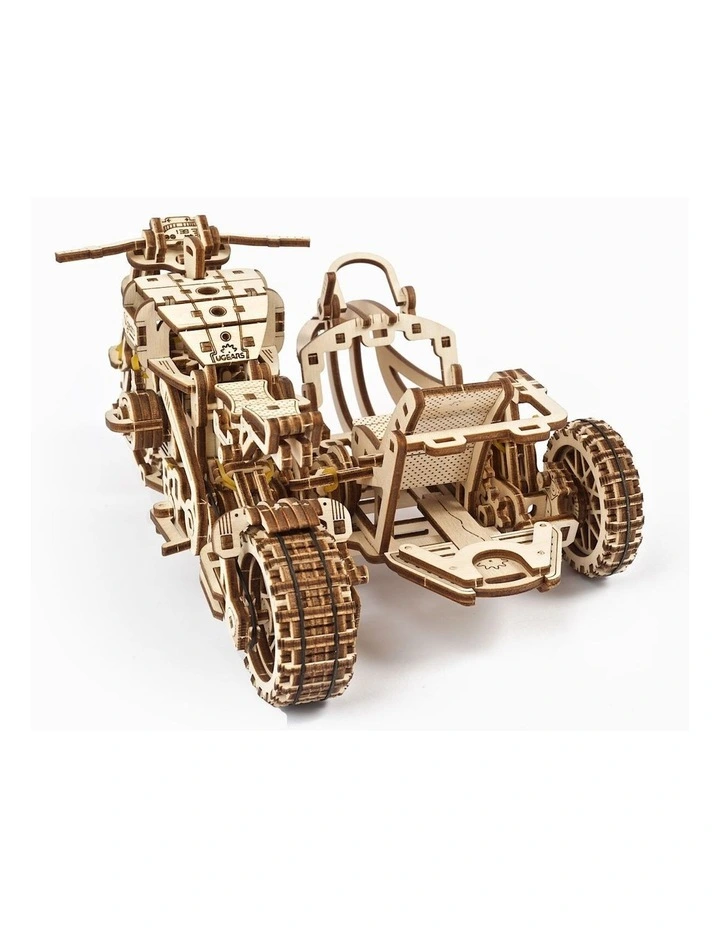 Scrambler UGR-10 With Sidecar 380 Piece Wooden 3D Puzzle