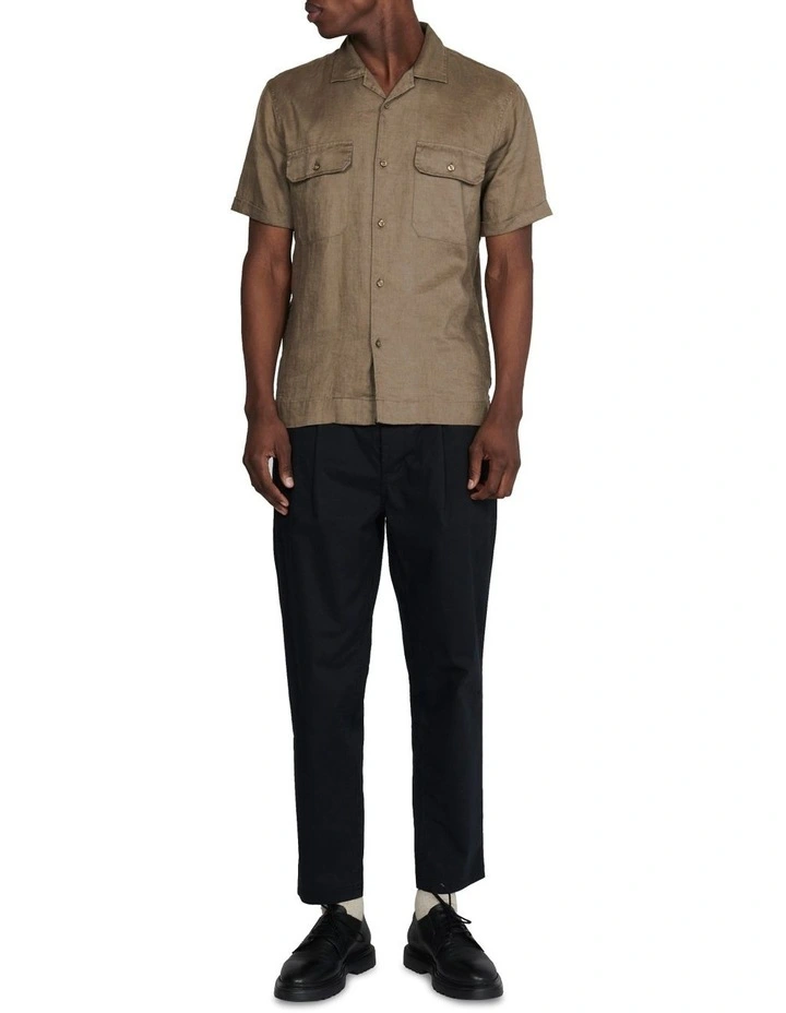 Kambpell Hertiage Short Sleeve Shirt in Walnut