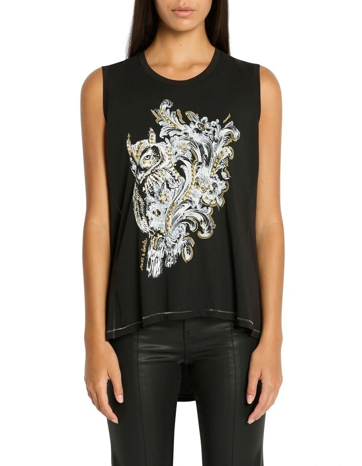Night Owl Tank in Black