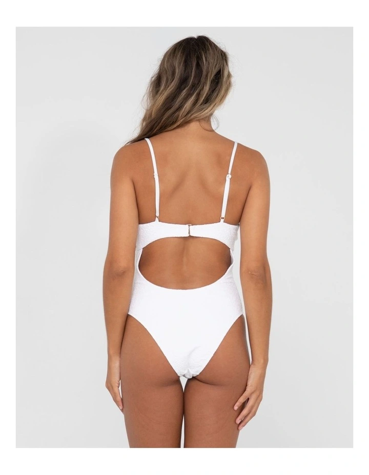 Sandalwood Balconette One Piece in White