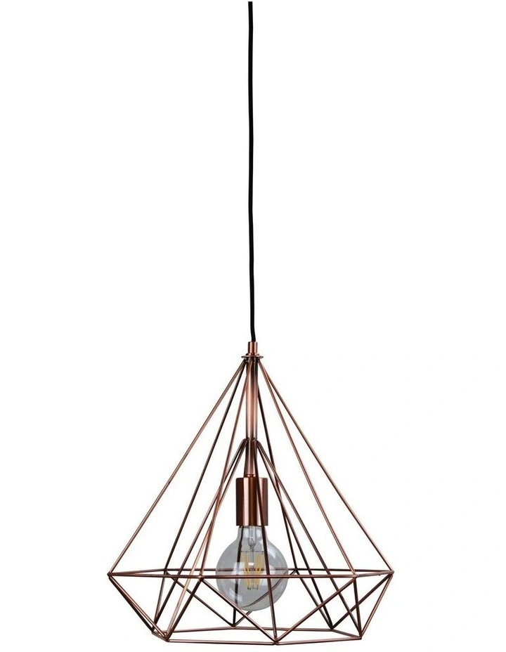 Lenox.38 Antique Copper Wire Pendant