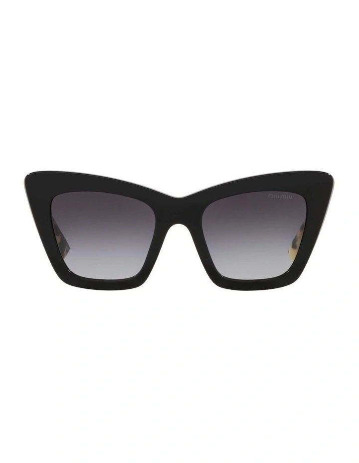 MU 01WS Black Sunglasses