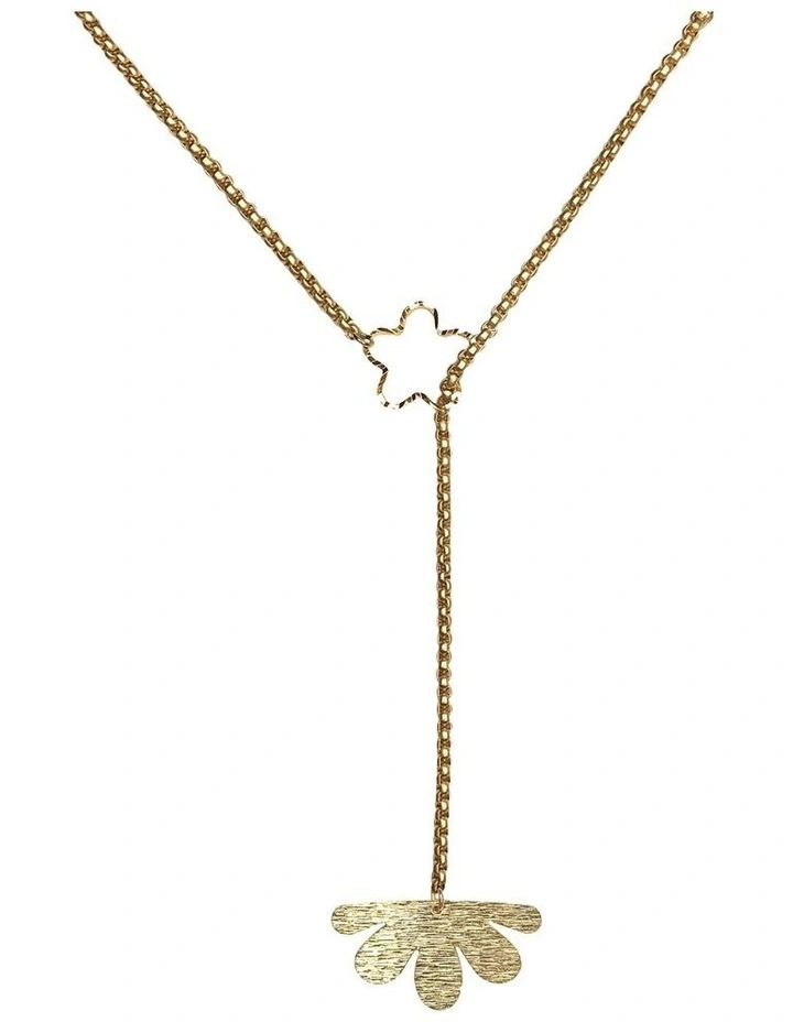 Gold Plated Botanical Necklace