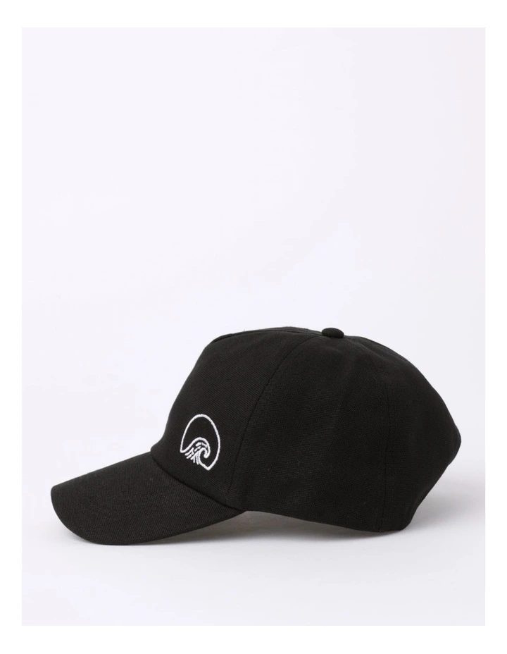 Cap With Logo in Charcoal