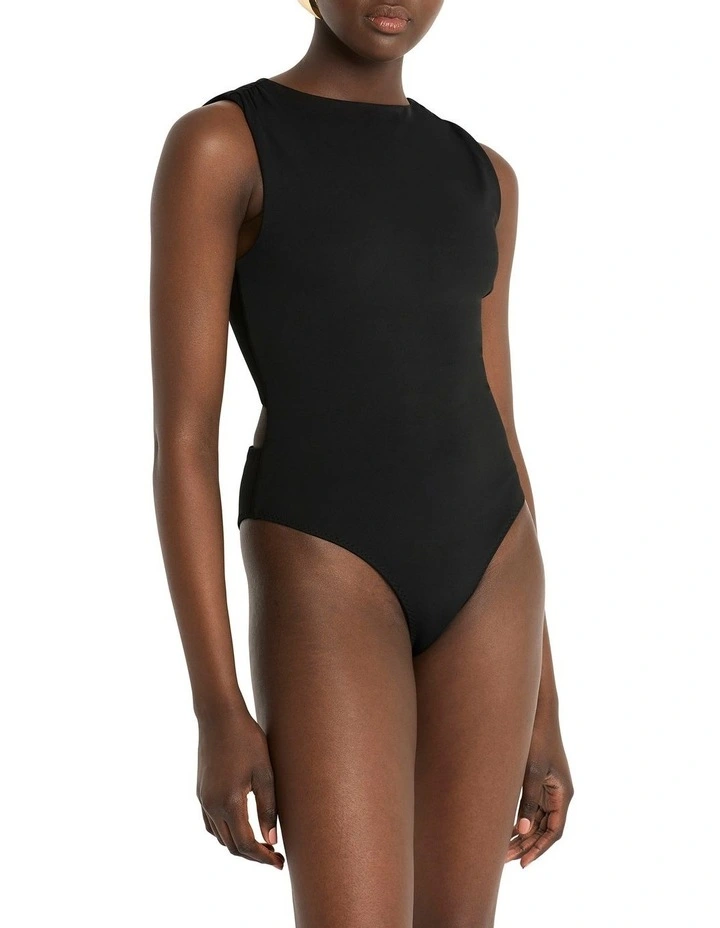 Expose Bodysuit in Noir