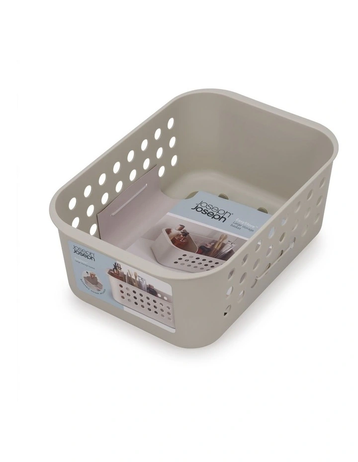 EasyStore Storage Basket Large in Ecru