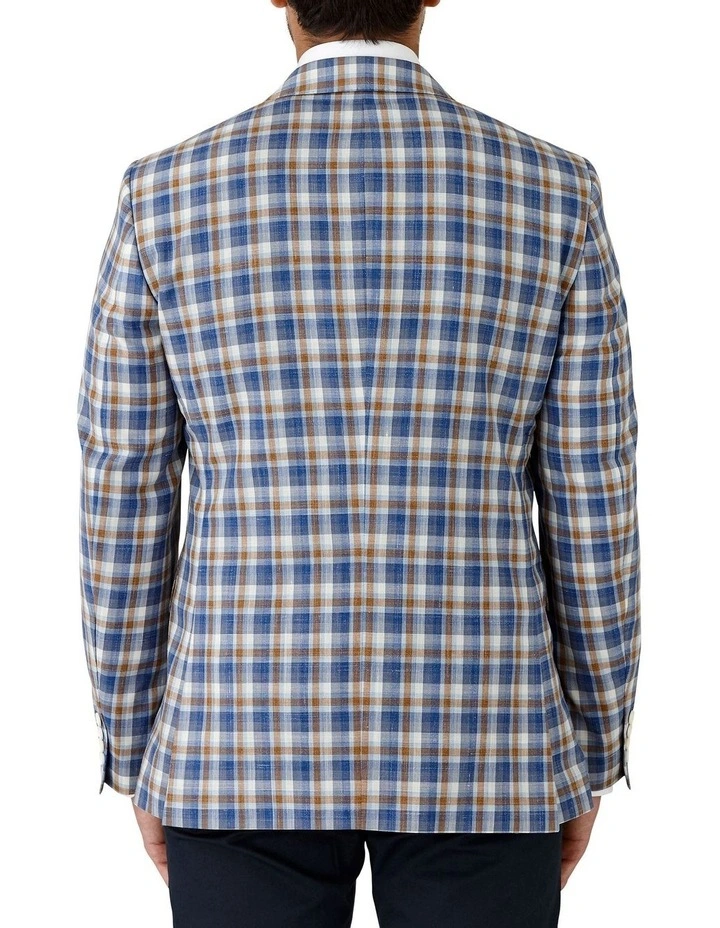 Hawthorn Modern Fit Sports Jacket in Blue Multi