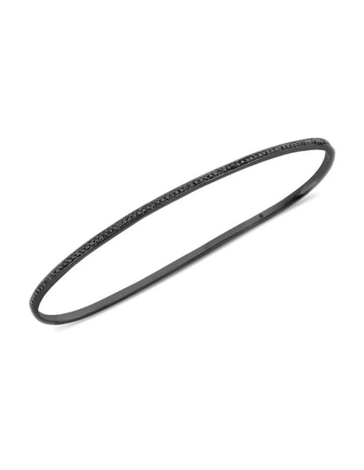 Naked Palm Cuff in Black