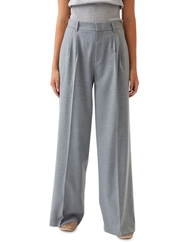 Sonia Eco Wide Leg Pants in Grey