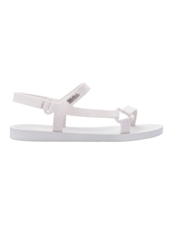 Melissa Sun Downtown Papete Sandal in White