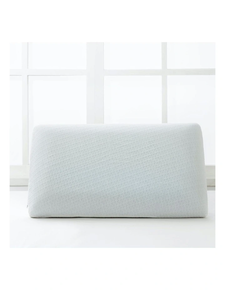 Gel Infused Memory Foam Pillow 65x40cm in White