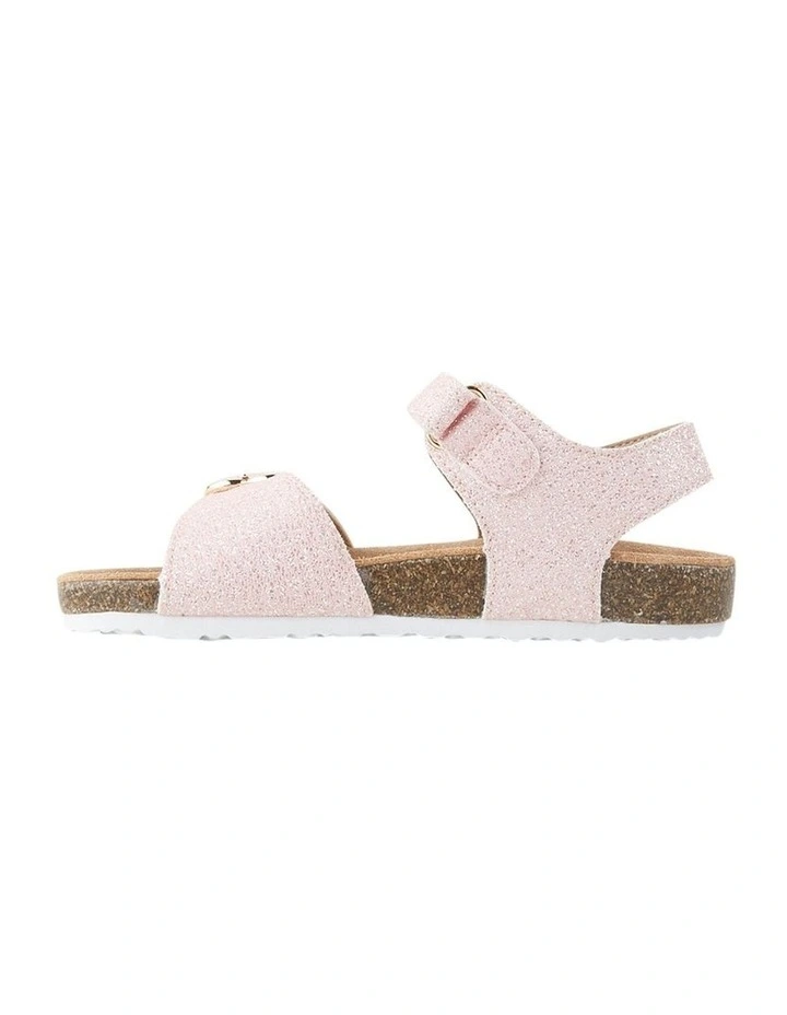 Avery Sweetheart Sandals in Blush Sparkle