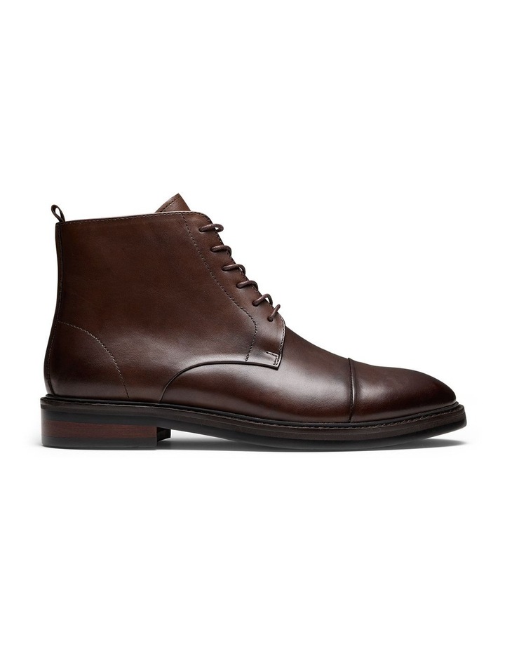 Charlie Military Boots in Brown