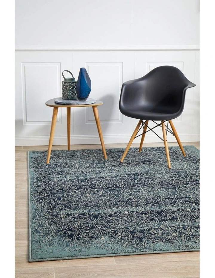 Oxford Mayfair Edge Denim Rug
