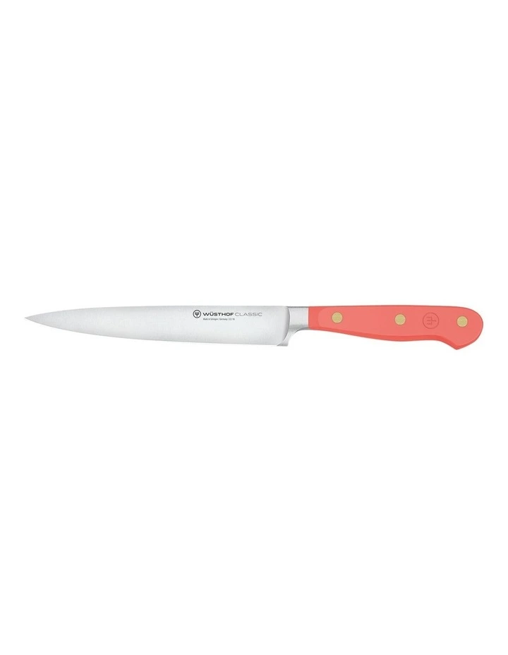 Utility Knife 16cm in Coral Peach