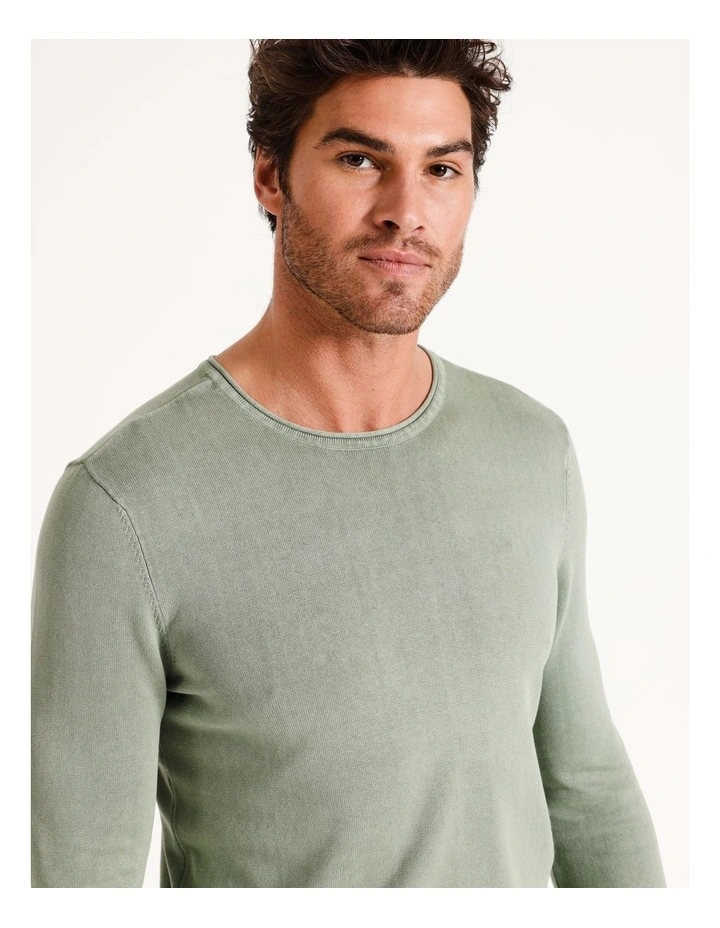 Cole Crew Pullover in Sage