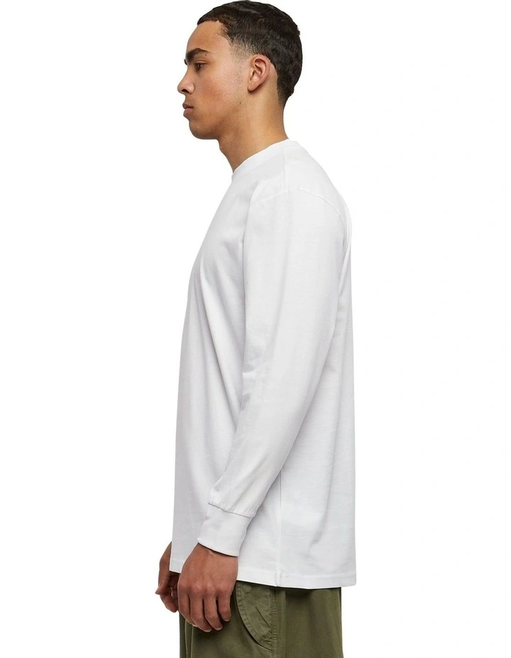 Long Sleeve Tall Tee in White