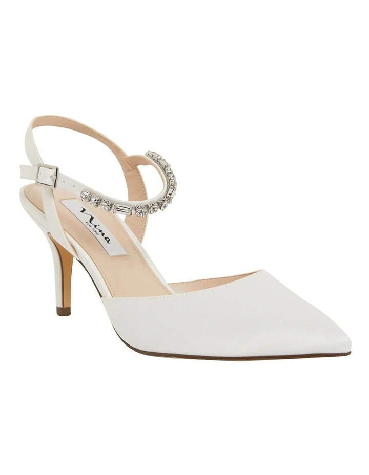 Tonya Ivory Satin Pump
