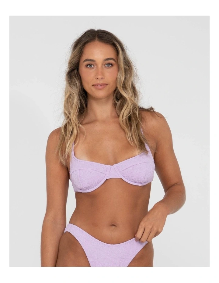 Sandalwood Balconette Bikini Top in Purple