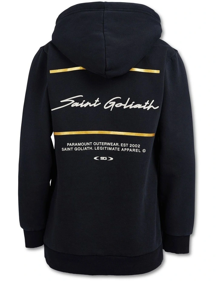 Escape Hoodie (8-16 Years) in Washed Black