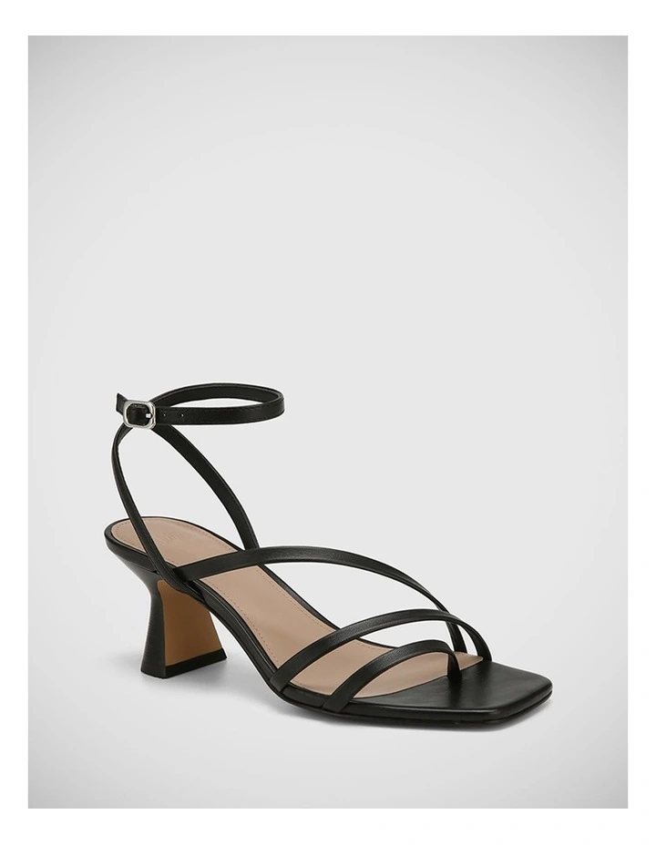 Maeve Leather Sandal in Black