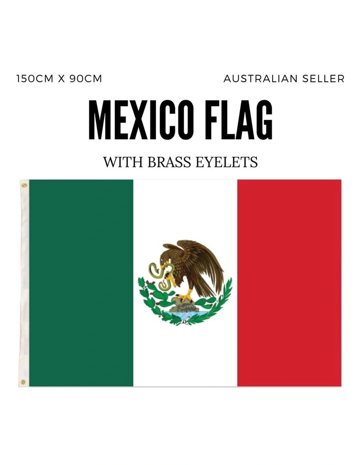 Mexico Mexican Country Flag 150cm x 90cm