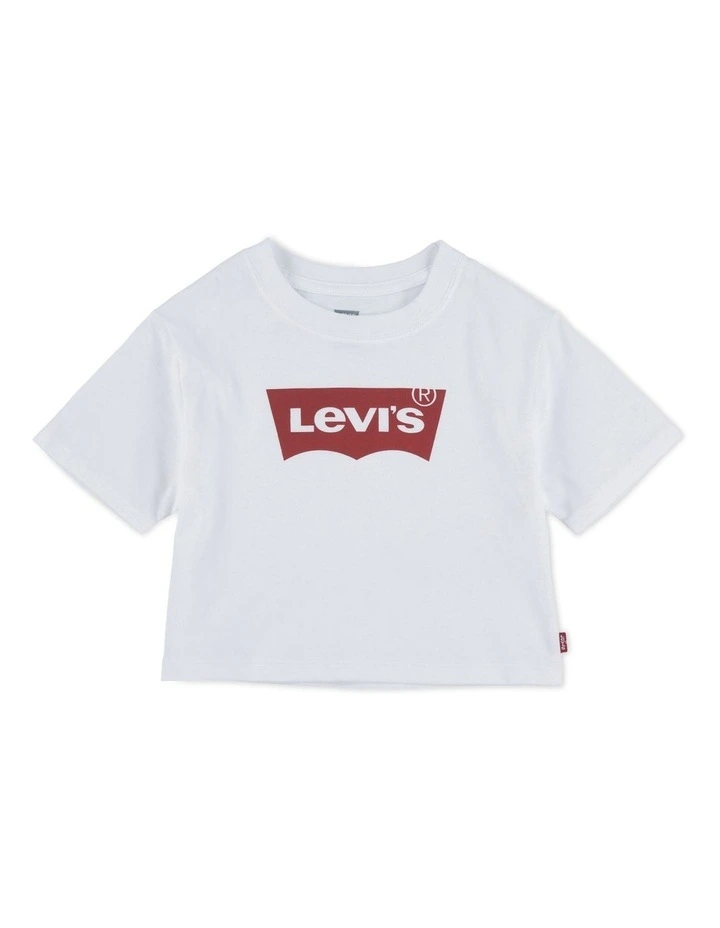 Light Bright Cropped Tee in White