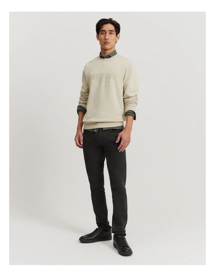 Heritage Sweat in Almond
