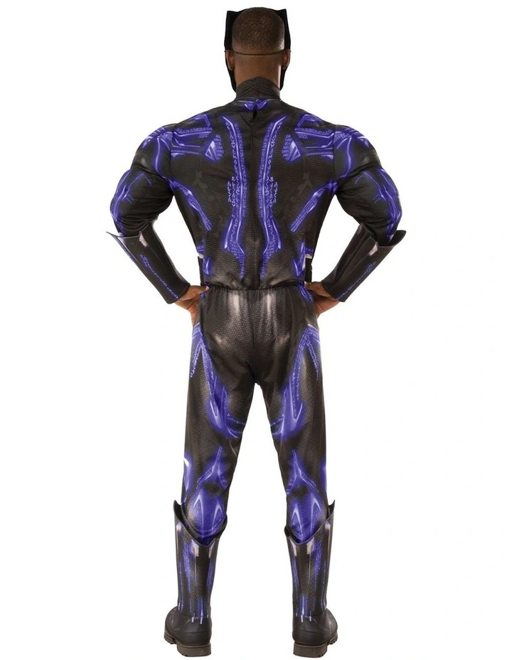 Panther Battle Adults Dress Up Jumpsuit Costume in Black