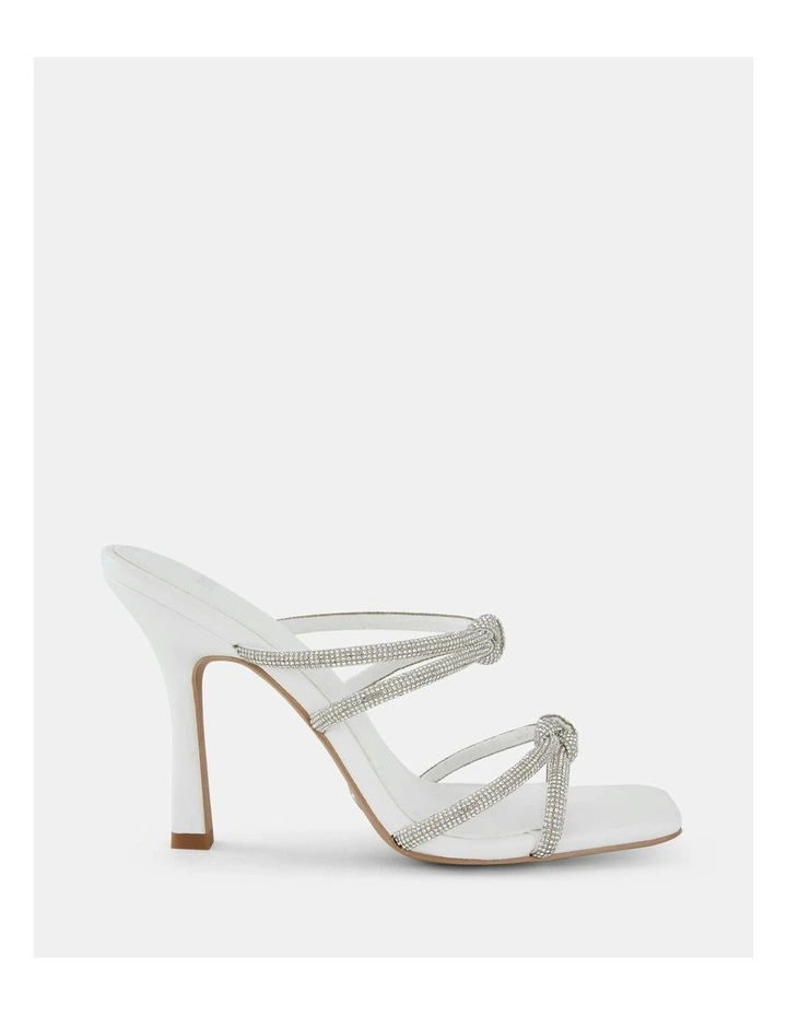 Purity Slip On Heels in White