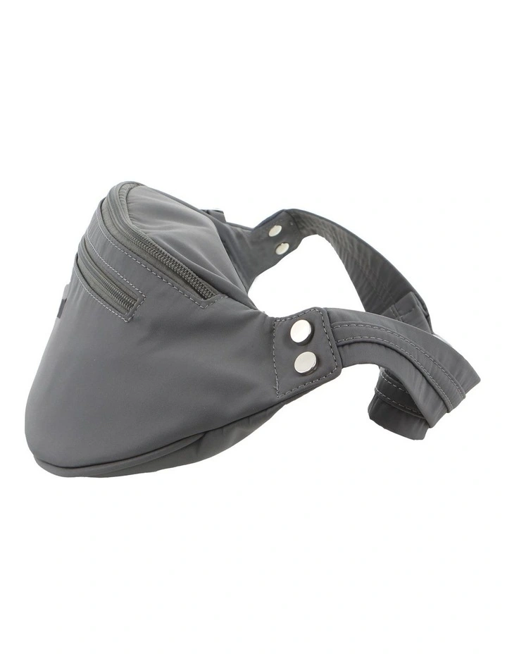 Anti-Theft Waist Bag in Grey