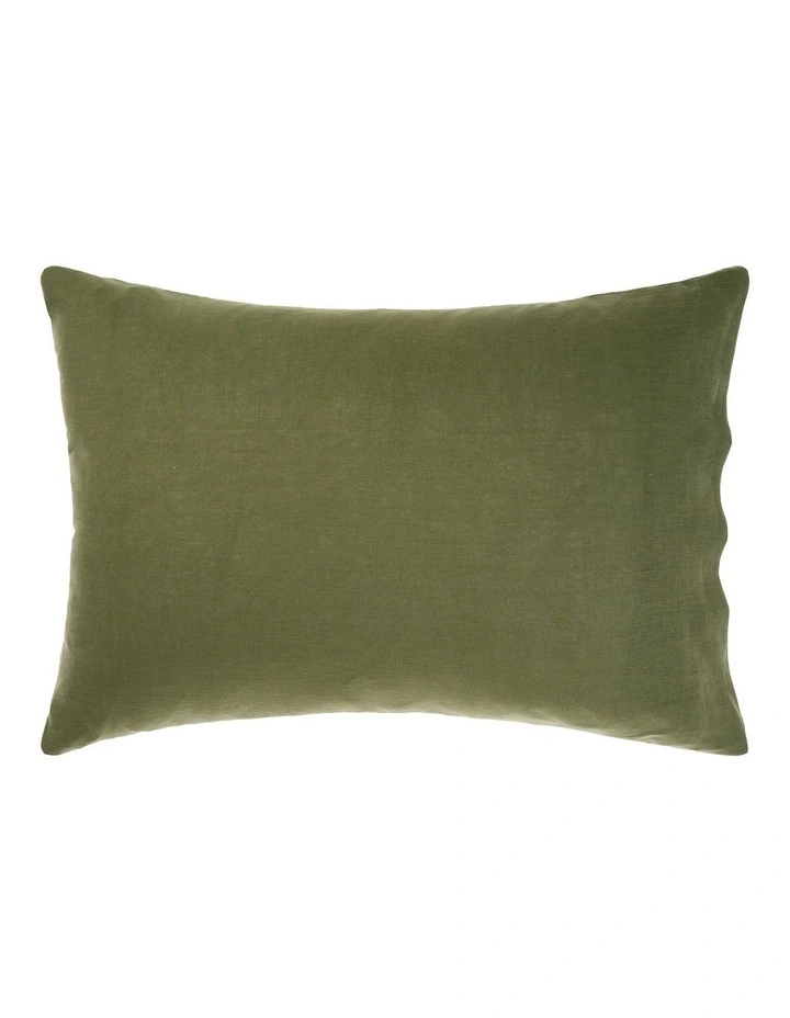 Nimes Quilt Cover Set In Moss