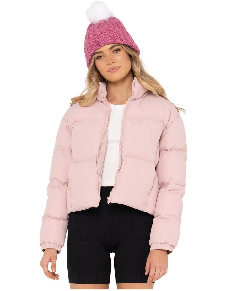 Floreat Puffer Jacket in Pink