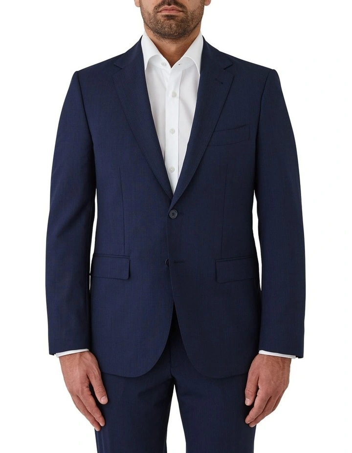 Stefano Tailored Fit Jacket in Blue
