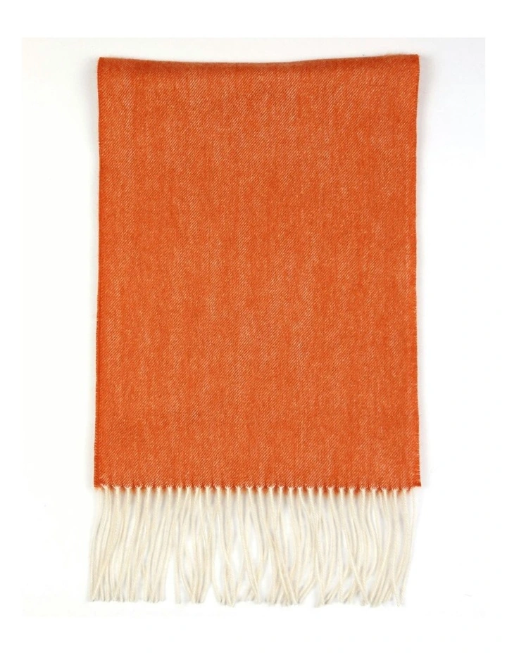 Sten Plain Scarf in Orange