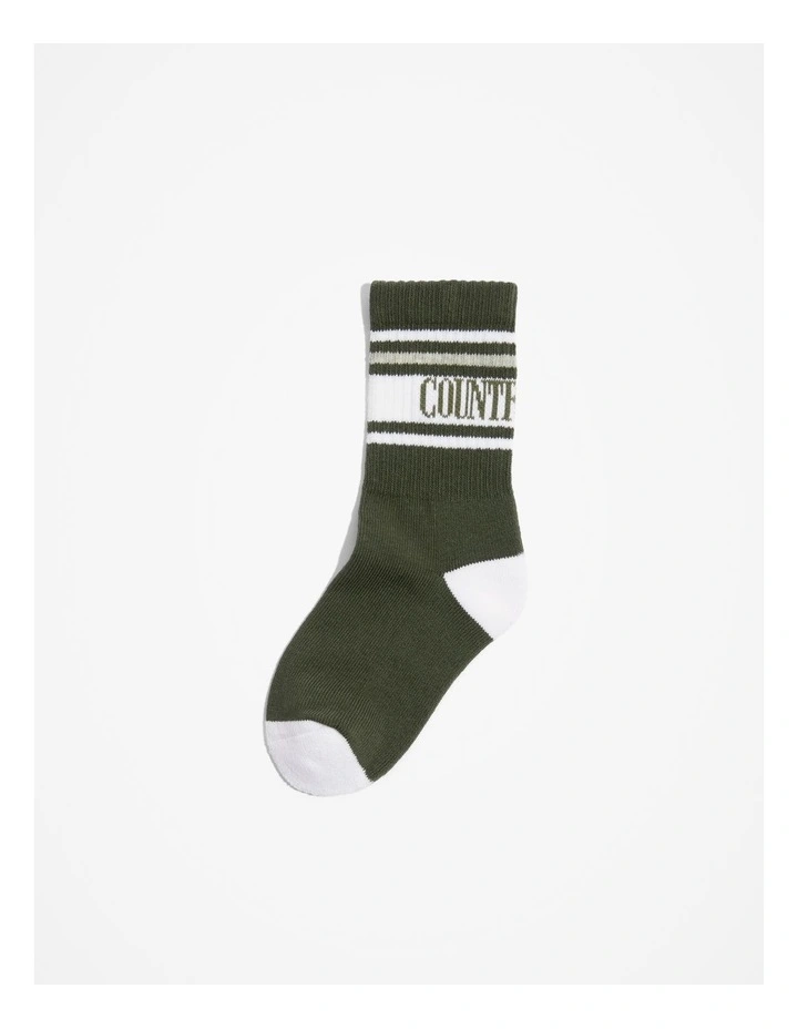 Unisex Heritage Sock in Sage