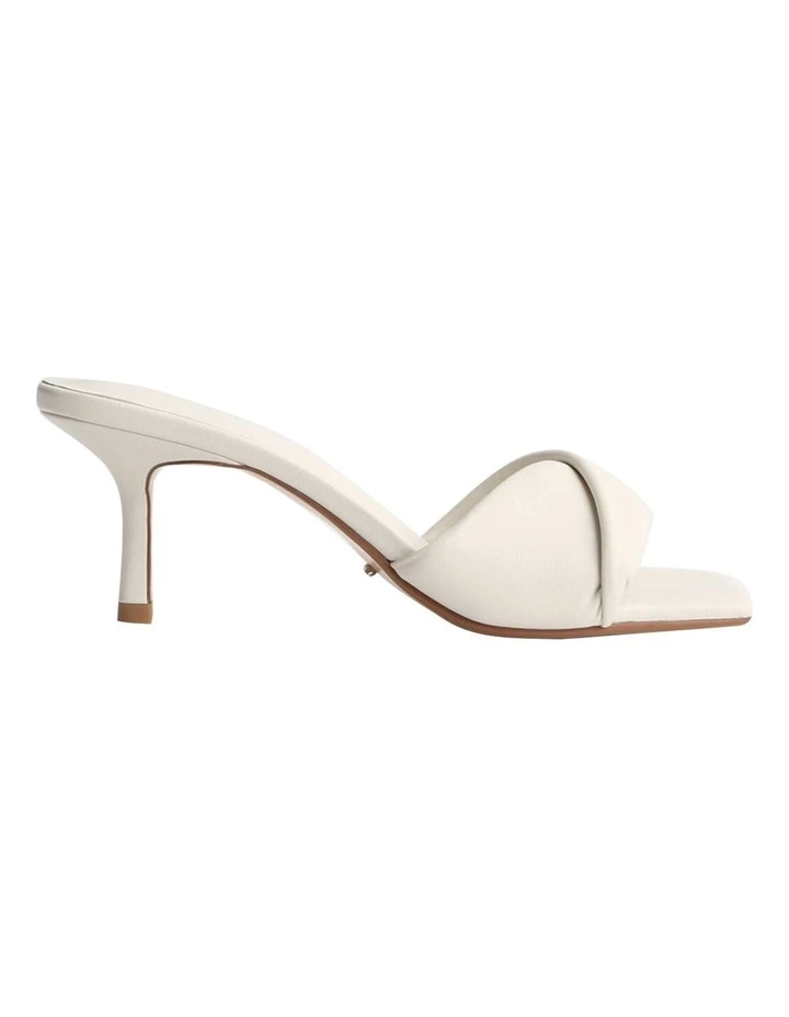 Alexa Dove White Nappa Heels
