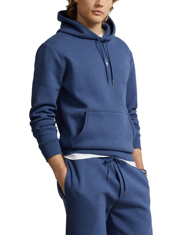 Double-Knit Hoodie in Blue